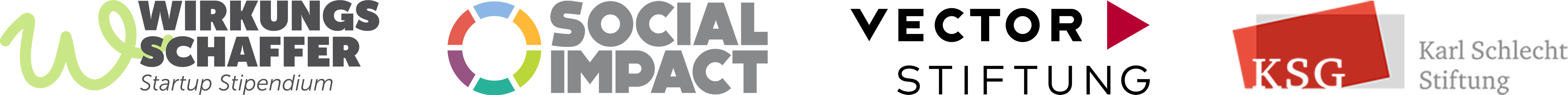 Gefördert durch: Wirkungsschaffer Startup Stipendium, Social Impact, Vector Stiftung, und Karl Schlecht Stiftung